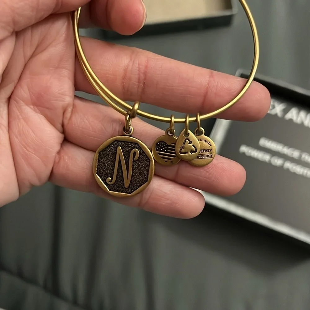“Alex and Ani: N Initial Bracelet”